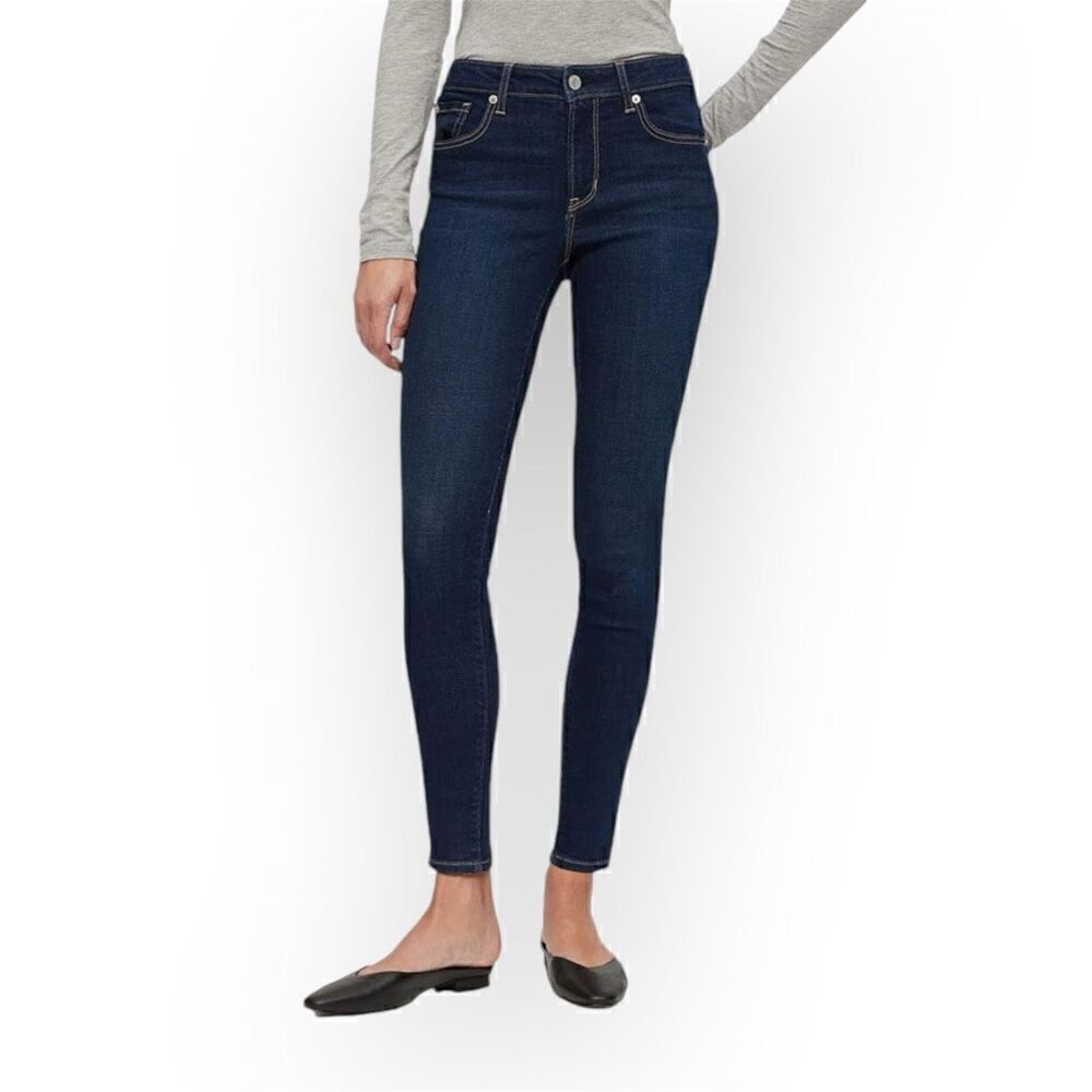 GAP Mid Rise Legging Pant Clean Rinse Stretch Jegging Women's 8 Regular